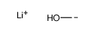 lithium,methanol Structure