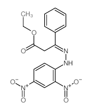 Benzenepropanoic acid, b-[2-(2,4-dinitrophenyl)hydrazinylidene]-,ethyl ester picture