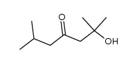 2-hydroxy-2,6-dimethyl-heptan-4-one Structure