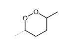 3,6-dimethyl-1,2-dioxacyclohexane结构式