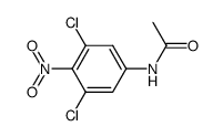 acetic acid-(3,5-dichloro-4-nitro-anilide)结构式