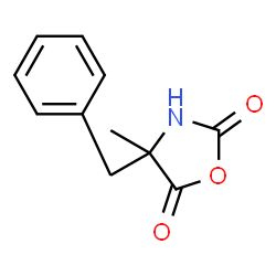 2,5-Oxazolidinedione,4-methyl-4-(phenylmethyl)- structure