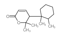 5-(1,2-dimethylcyclohexyl)-6,6-dimethyl-5H-pyran-2-one Structure