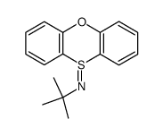 tert-Butyl-(10λ4-phenoxathiin-10-ylidene)-amine Structure