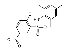 2-chloro-5-nitro-N-(2,4,6-trimethylphenyl)benzenesulfonamide Structure