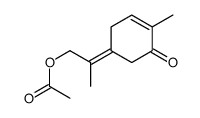 2-(4-methyl-5-oxocyclohex-3-en-1-ylidene)propyl acetate结构式