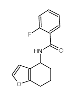 Benzamide, 2-fluoro-N-(4,5,6,7-tetrahydro-4-benzofuranyl)- (9CI) structure