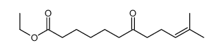 ethyl 11-methyl-7-oxododec-10-enoate Structure