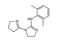 [1-(4,5-dihydro-3H-pyrrol-2-yl)-4,5-dihydro-1H-imidazol-2-yl]-(2,6-dimethyl-phenyl)-amine结构式