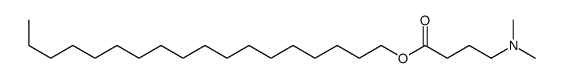octadecyl 4-(dimethylamino)butanoate结构式