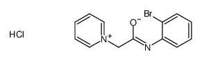 N-(2-bromophenyl)-2-pyridin-1-ium-1-ylacetamide,chloride结构式