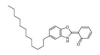 6-(5-dodecyl-3H-1,3-benzoxazol-2-ylidene)cyclohexa-2,4-dien-1-one Structure
