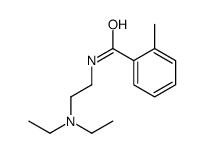 N-[2-(diethylamino)ethyl]-2-methylbenzamide结构式