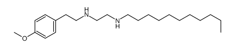 N'-[2-(4-methoxyphenyl)ethyl]-N-undecylethane-1,2-diamine Structure