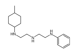 N-(2-anilinoethyl)-N'-(4-methylcyclohexyl)ethane-1,2-diamine结构式