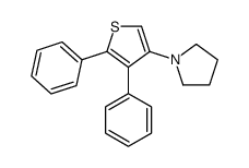 1-(4,5-diphenylthiophen-3-yl)pyrrolidine Structure