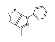 4-methyl-6-phenylpyrazolo[4,3-d][1,2]thiazole结构式