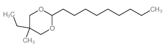 1,3-Dioxane,5-ethyl-5-methyl-2-nonyl- Structure