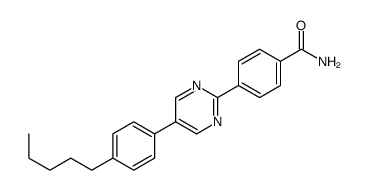 4-[5-(4-pentylphenyl)pyrimidin-2-yl]benzamide结构式