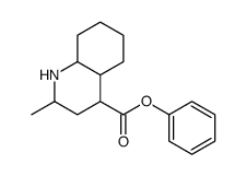 phenyl 2-methyl-1,2,3,4,4a,5,6,7,8,8a-decahydroquinoline-4-carboxylate Structure