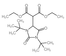 DIETHYL 2-(1,3-DI-TERT-BUTYL-2,5-DIOXOIMIDAZOLIDIN-4-YL)MALONATE structure