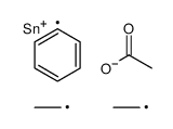 DIETHYLPHENYLTINACETATE Structure