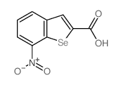 Benzo[b]selenophene-2-carboxylicacid, 7-nitro-结构式