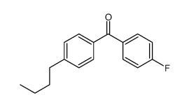 (4-butylphenyl)-(4-fluorophenyl)methanone Structure