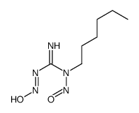 1-hexyl-1,2-dinitrosoguanidine Structure