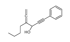 (3S)-4-ethenylidene-1-phenyloct-1-yn-3-ol结构式