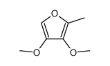 3,4-dimethoxy-2-methyl-furan Structure