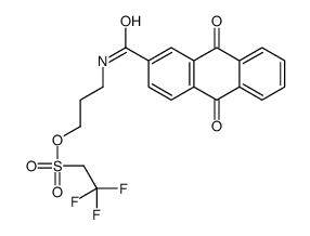 N-(3-TRIFLUOROETHANESULFONYLOXYPROPYL)ANTHRAQUINONE-2-CARBOXAMIDE structure