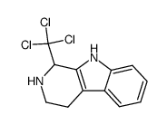 2,3,4,9-Tetrahydro-1-(trichloromethyl)-1H-pyrido[3,4-b]indole结构式