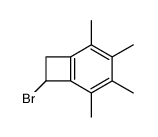 7-Brom-2,3,4,5-tetramethyl-bicyclo[4,2,0]octa-1,3,5-trien结构式