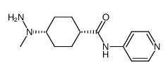 Cyclohexanecarboxamide, 4-(1-methylhydrazino)-N-4-pyridinyl-, cis- (9CI) structure