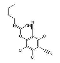 2,4-Dicyano-3,5,6-trichlorophenyl=butylcarbamate结构式