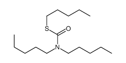 S-pentyl N,N-dipentylcarbamothioate Structure