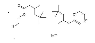 dimethyltin(2+),2-(3,5,5-trimethylhexanoyloxy)ethanethiolate结构式