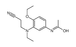 4'-Ethoxy-3'-[N-ethyl-N-(2-cyanoethyl)amino]acetanilide structure