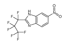 2-(1,1,2,2,3,3,3-heptafluoropropyl)-6-nitro-1H-benzimidazole Structure