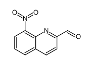 8-nitro-2-quinolinecarboxaldehyde结构式