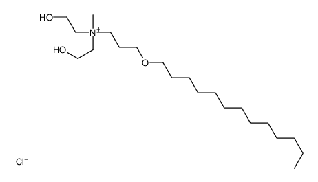 bis(2-hydroxyethyl)methyl-3-(tridecyloxy)propylammonium chloride结构式