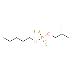 Phosphorodithioic acid, mixed O,O-bis(iso-Bu and pentyl) esters Structure