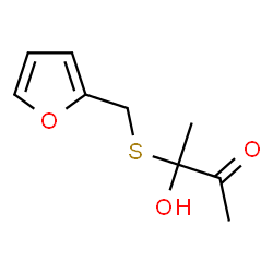 3-(furfurylthio)-3-hydroxybutan-2-one结构式