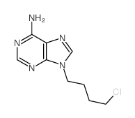 9-(4-chlorobutyl)purin-6-amine结构式