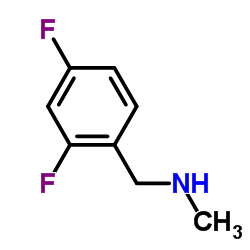 N-(2,4-difluorobenzyl)-N-methylamine structure