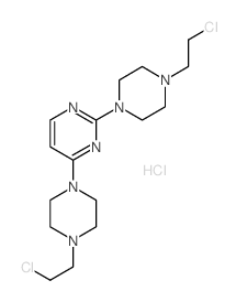 Pyrimidine,2,4-bis[4-(2-chloroethyl)-1-piperazinyl]-, hydrochloride (1:2) picture