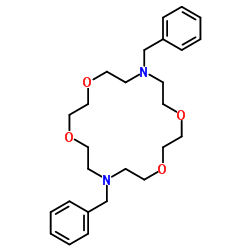 N,N'-Dibenzyl-4,13-diaza-18-crown 6-Ether structure
