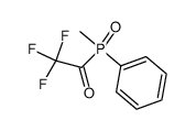 Methylphenyl(trifluoracetyl)phosphanoxid结构式