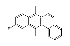 10-fluoro-7,12-dimethylbenz(a)anthracene结构式